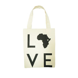 Love Africa canvas strap tote Imani - Kids Kenya