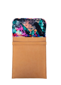 leather kitenge laptop sleeve Imani Soko